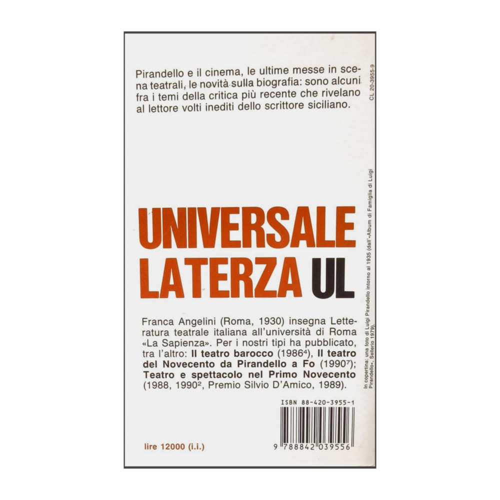 Franca Angelini: Il Punto Su Pirandello