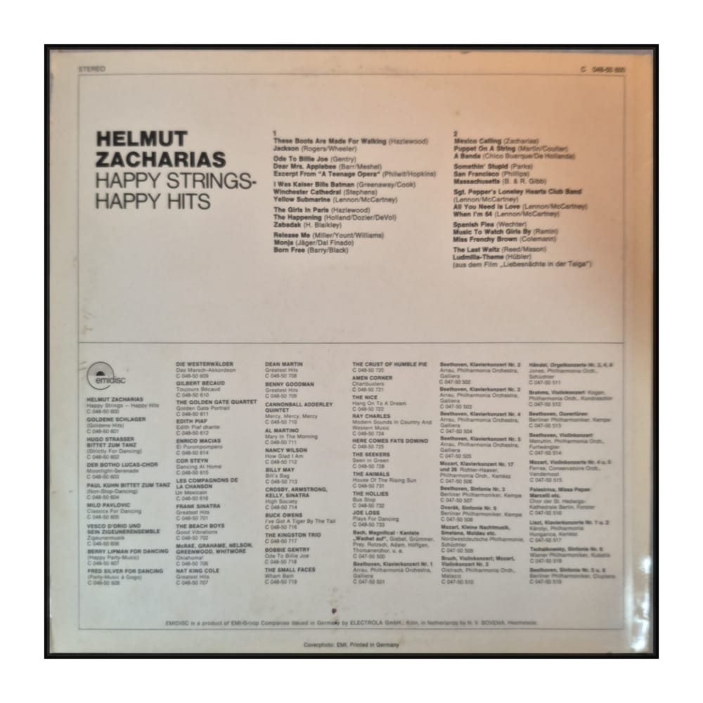 Helmut Zacharias: Happy Strings-Happy Hits