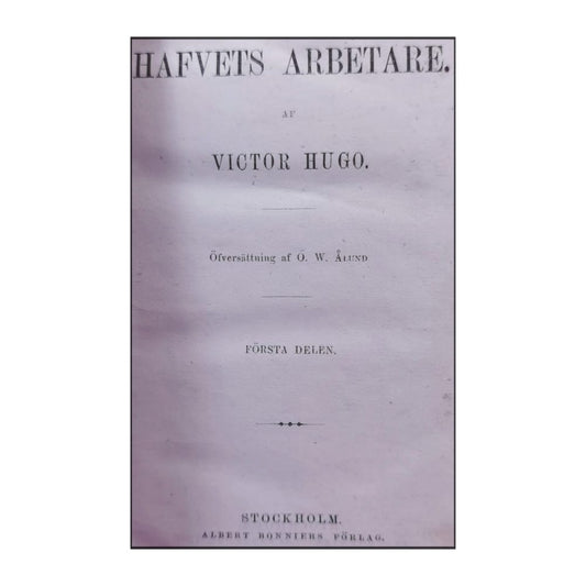 Victor Hugo: Havets Arbetare