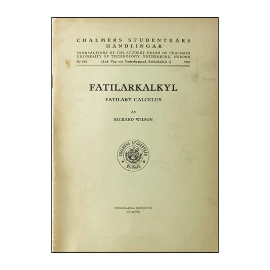 Rickard Wilson: Fatilarkalkyl