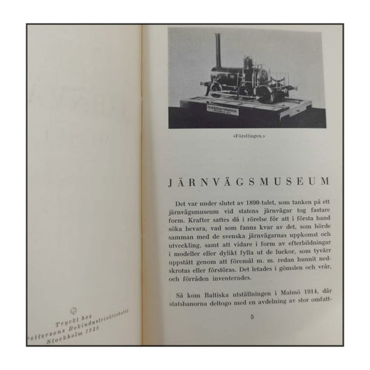 Järnvägsmuseum Vasagatan 3 Stockholm