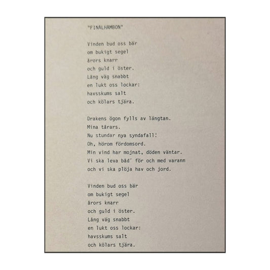 Sångtexter