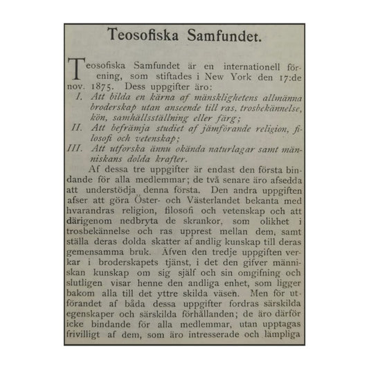 C. W. L. Teosofiska Samfundet