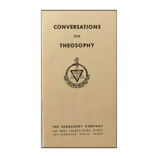 Conversations On Theosophy