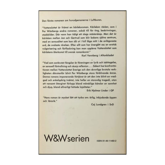 Per Wästberg: Vattenslottet