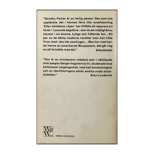Dorothy Parker: Levande Begråtna