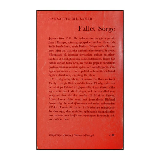 Hans-Otto Meissner: Fallet Sorge