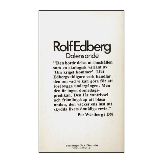 Rolf Edberg: Dalens Ande