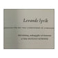 Rudolv Körner: Levande Lyrik