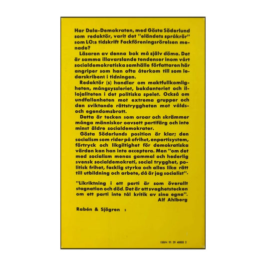 Gösta Söderlund: Redaktörs
