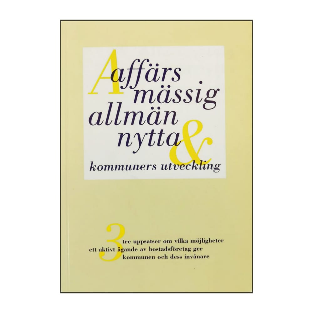 Affärsmässig Allmännytta