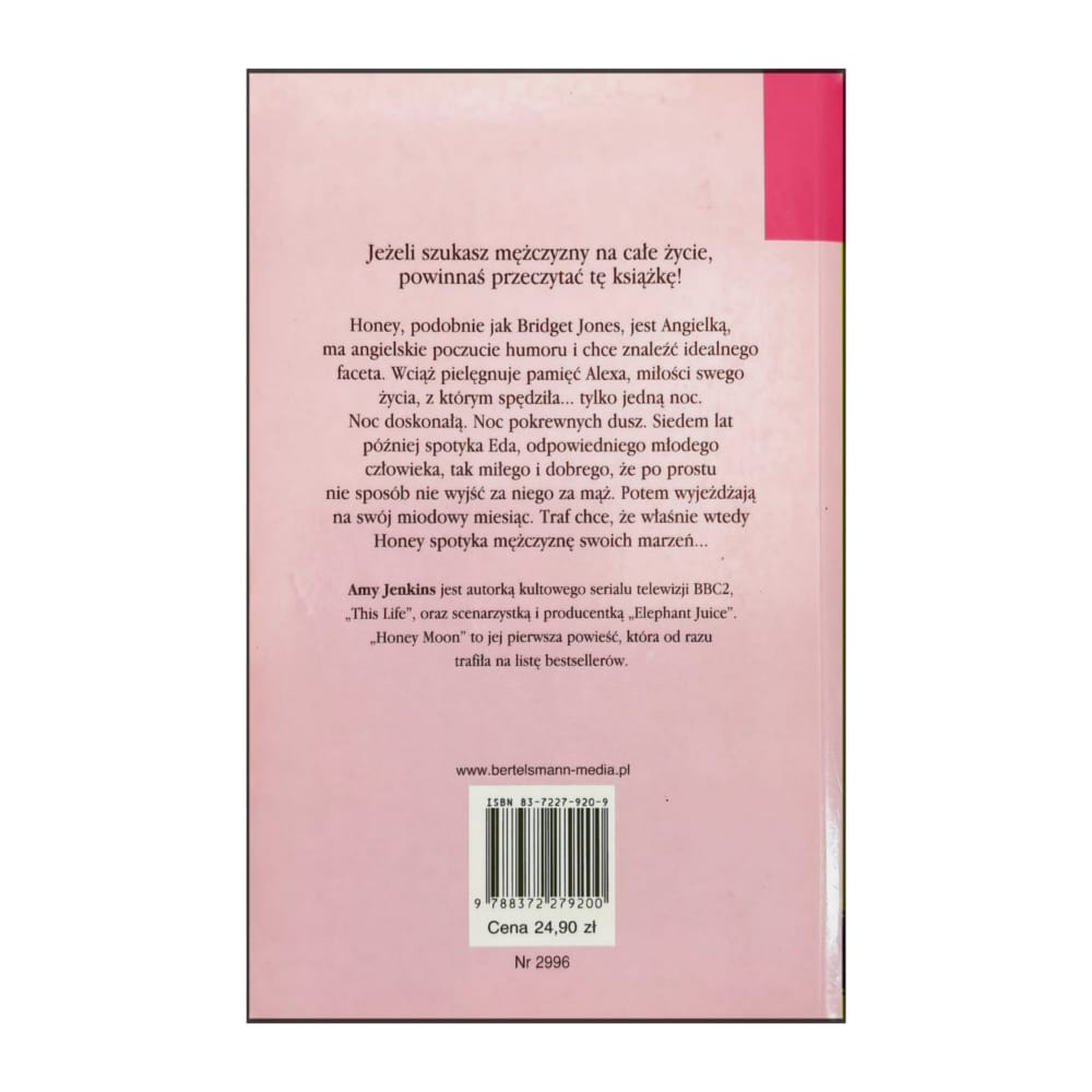 Amy Jenkins: Miodowy Miesiac