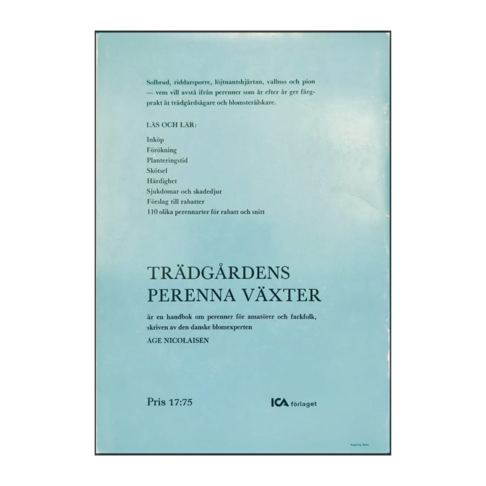 Åge Nicolaisen: Trädgårdens Perenna Växter