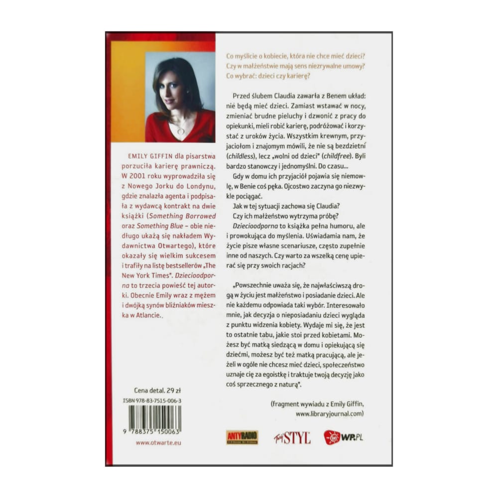 Emily Giffin: Dziecioodporna
