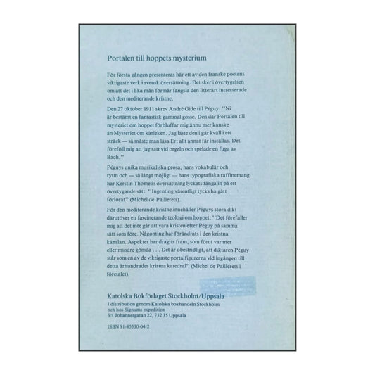 Charles Péguy: Portalen Till Hoppets Mysterium