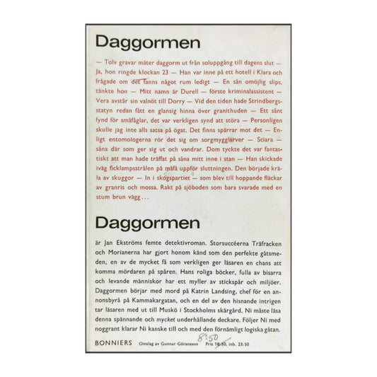 Jan Ekström: Daggormen