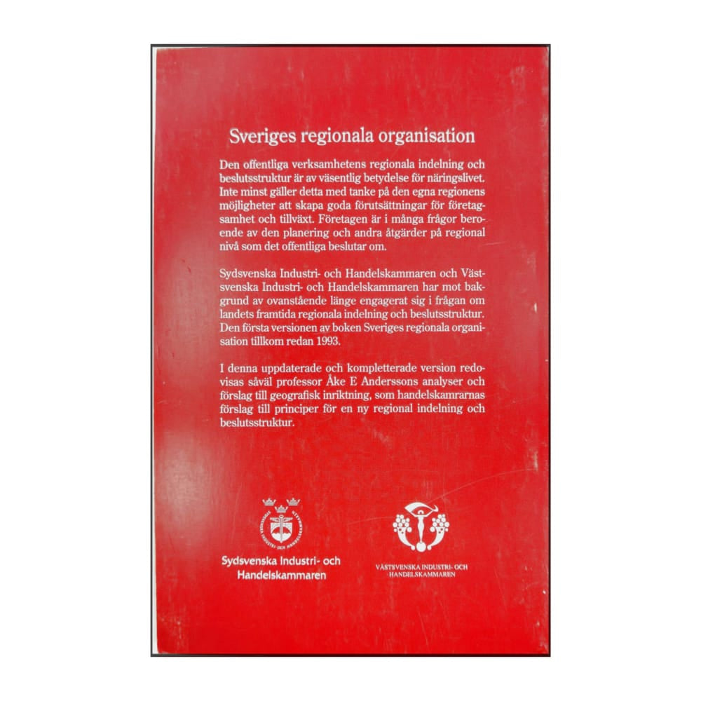 David Andersson & Åke E. Andersson: Sveriges Regionala Organization