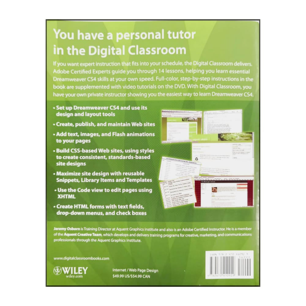 Aquent Creative Team & Jeremy Osborn: Dreamweaver Cs4