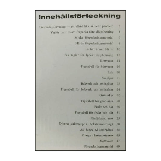 Lyckad Djupfrysning
