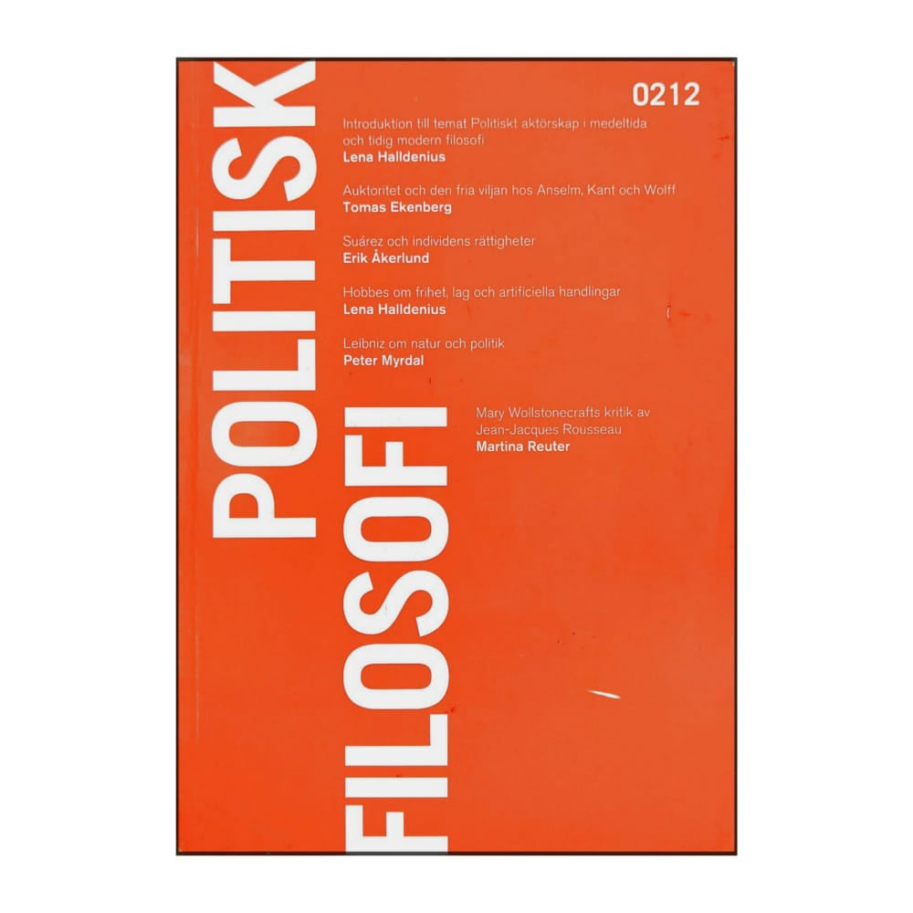 Politisk Filosofi: 0212 + 0312