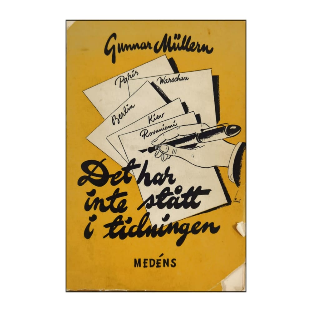 Gunnar Müllern: Det Har Inte Stått I Tidningen