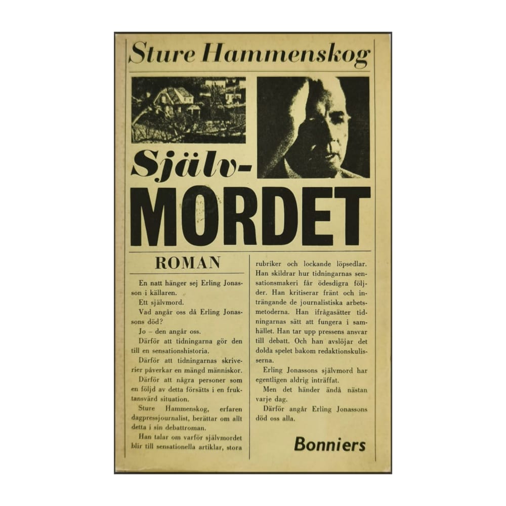 Sture Hammenskog: Självmordet
