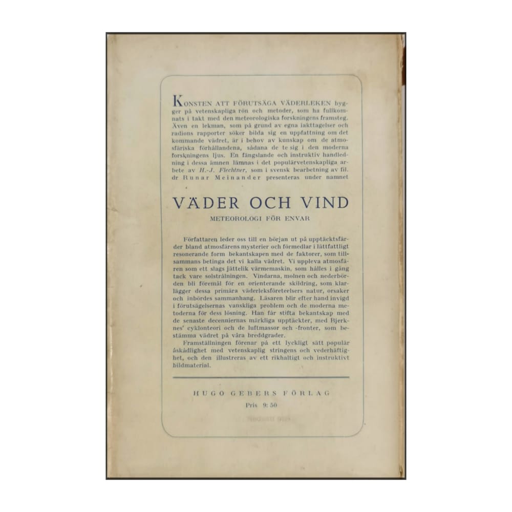 H. J. Flechtner: Väder Och Vind