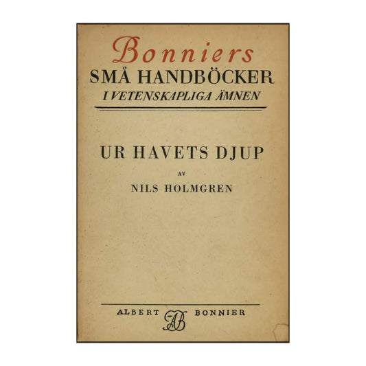 Nils Holmgren: Ur Havets Djup