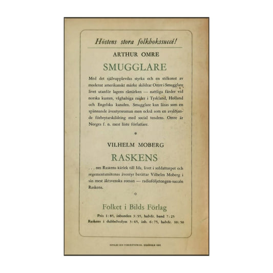 Arthur Orme: Smugglare