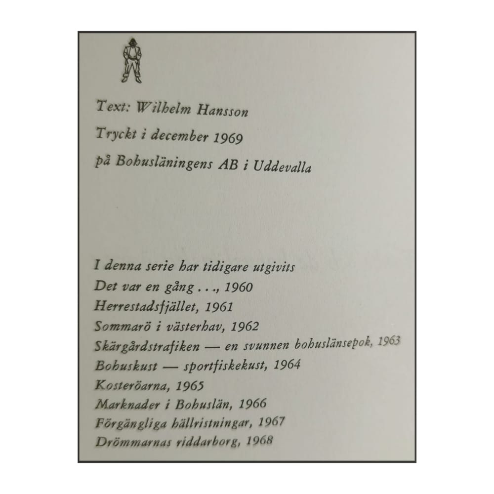 Wilhelm Hansson: Evert Taube Och De Bohuslänska Öarna