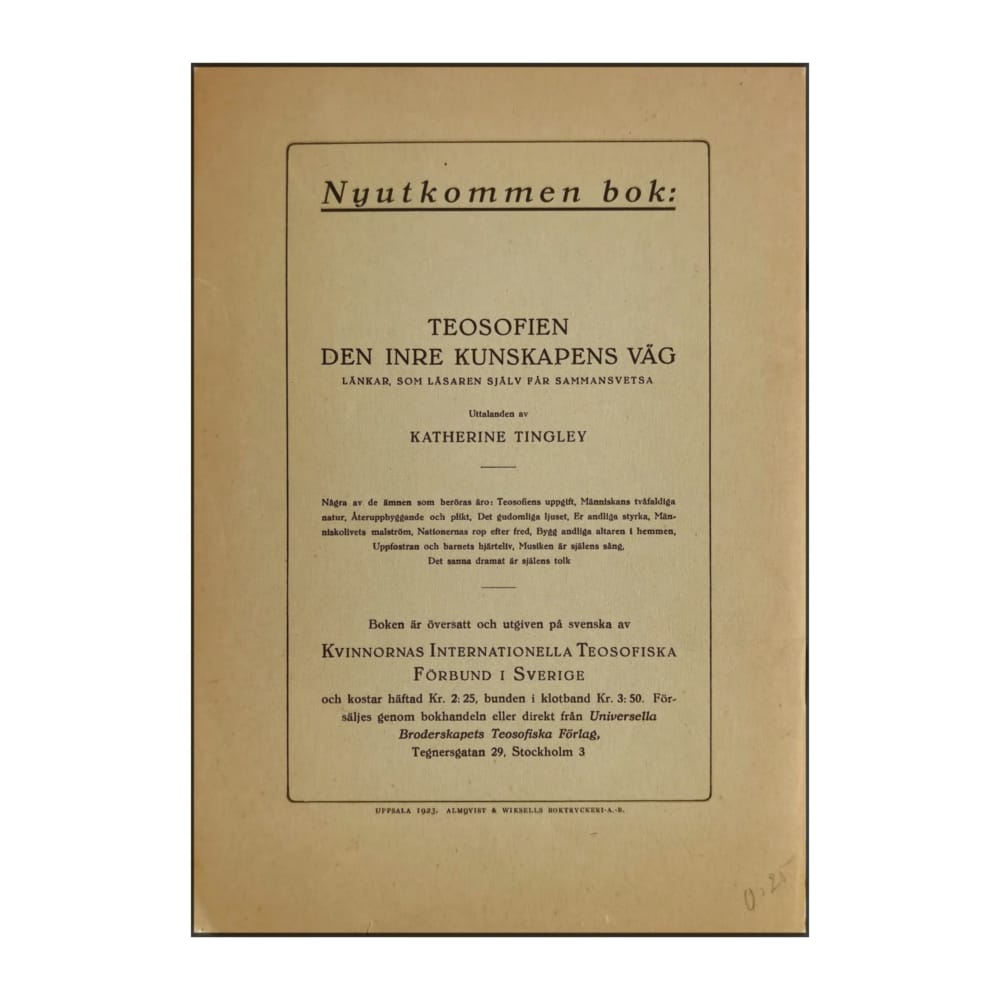 Katherine Tingley: Det Ideala Moderskeppet