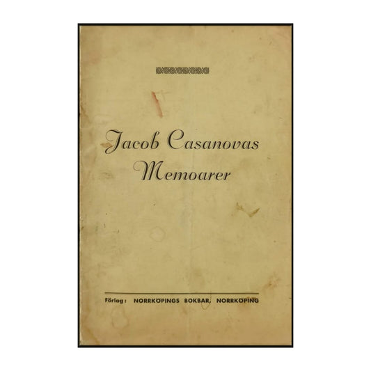 Jacob Casanovas Memoarer