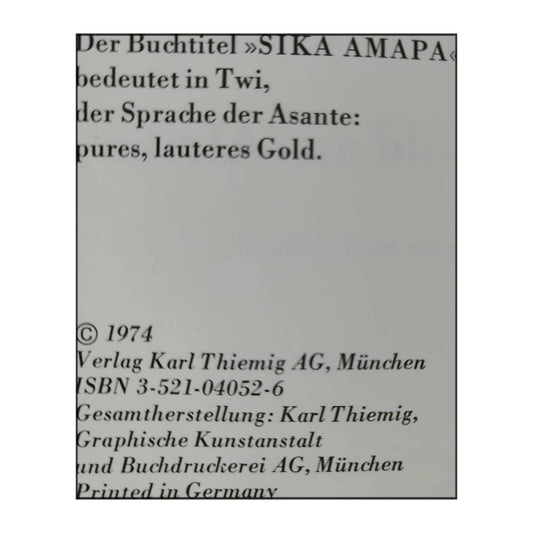 Ernst Haaf: Sika Amapa
