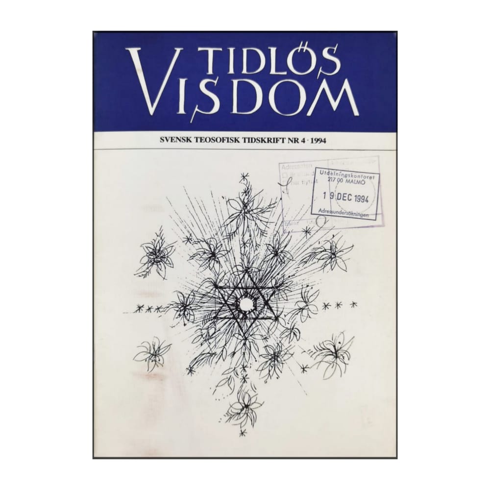Svensk Teosofisk Tidskrift 1994 Nr 4