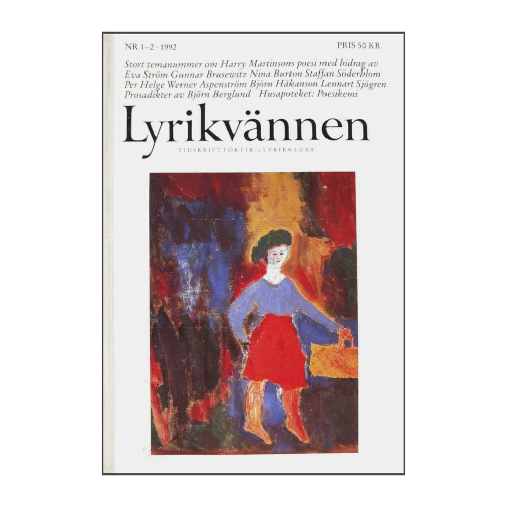Lyrikklubb 1992 Nr 1-2