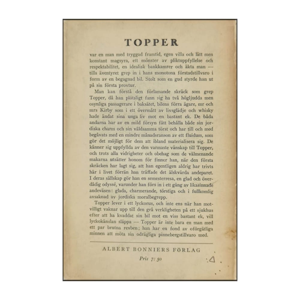 Thorne Smith: Topper