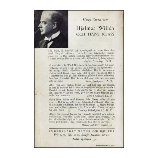 Hugo Swensson: Hjalmar Willén Och Hans Klass