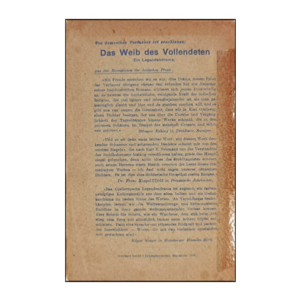 Karl Gjellerup: Pilgrimen Kamanita