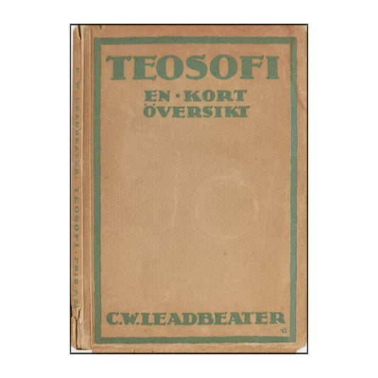 Charles Webster Leadbeater: Teosofi