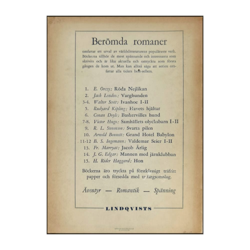 Rudyard Kipling: Havets Hjältar
