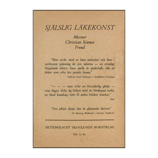 Stefan Zweig: Själslig Läkekonst