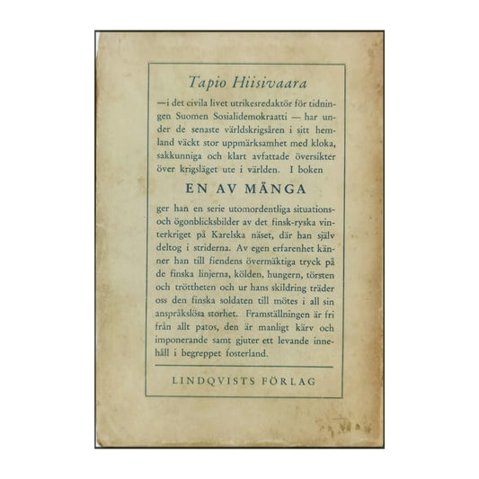 Tapio Hiisivaara: En Av Många