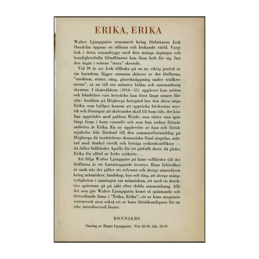 Walter Ljungquist: Erika Erika