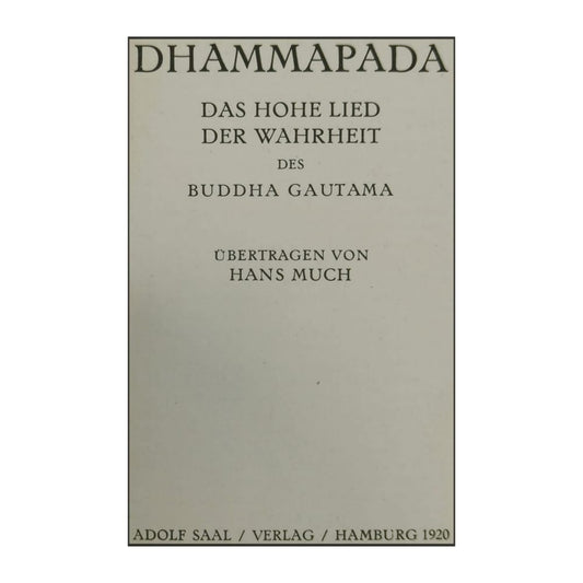 Buddha Gautama: Dhammapada