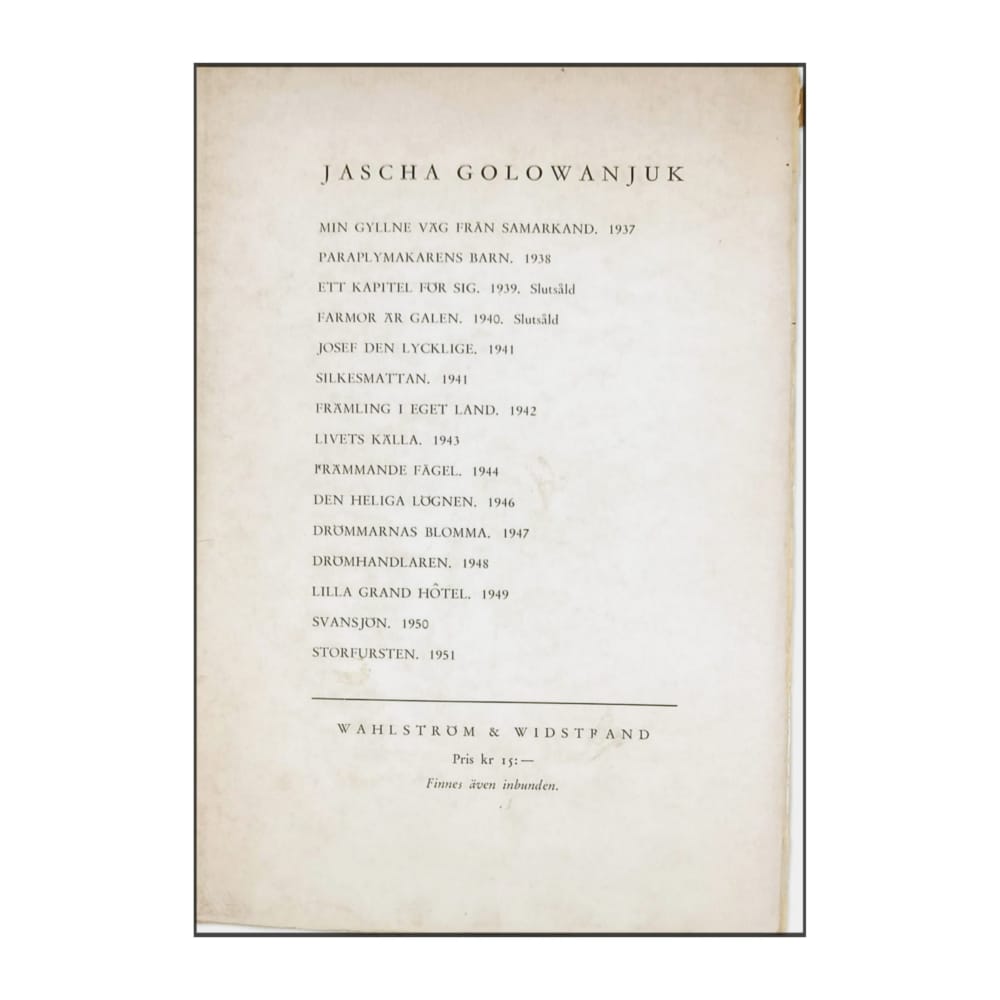 Jascha Golowanjuk: Storfursten