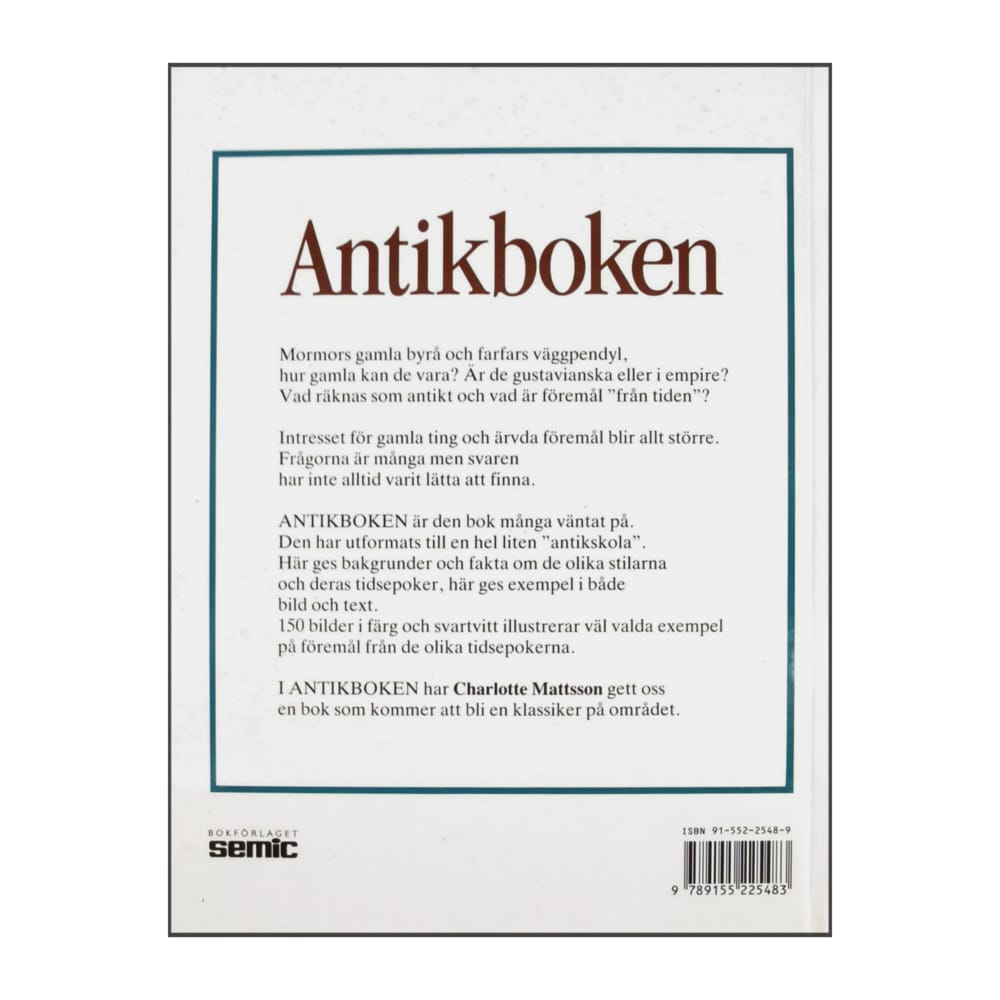 Charlotte Mattsson: Antikboken