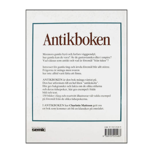 Charlotte Mattsson: Antikboken