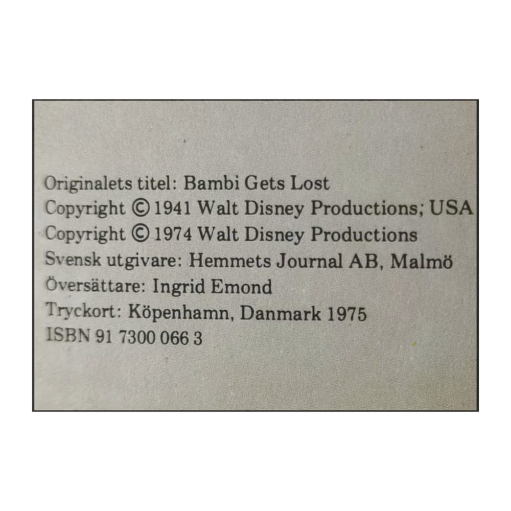 Bambi Och Hans Vänner