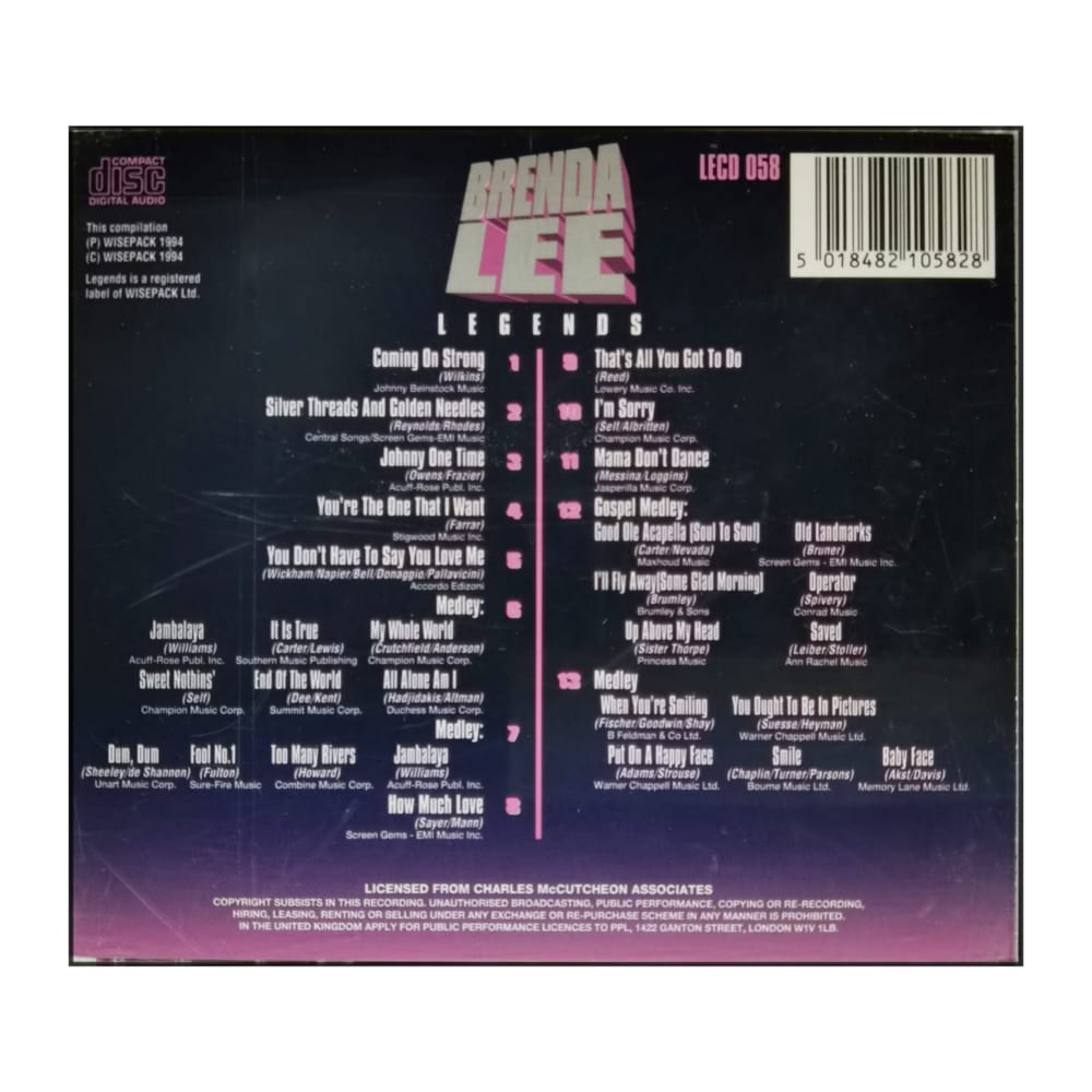 Brenda Lee: Legends