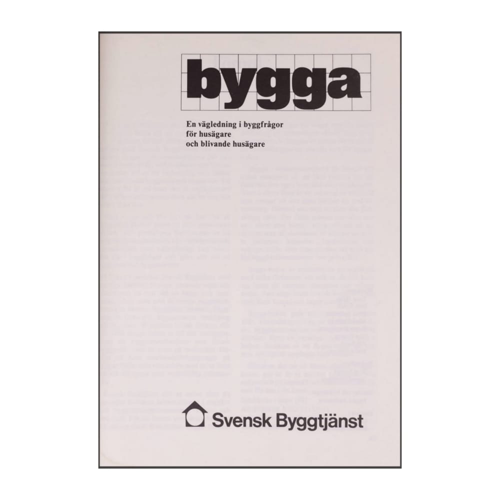 Svensk Byggtjänst: Bygga